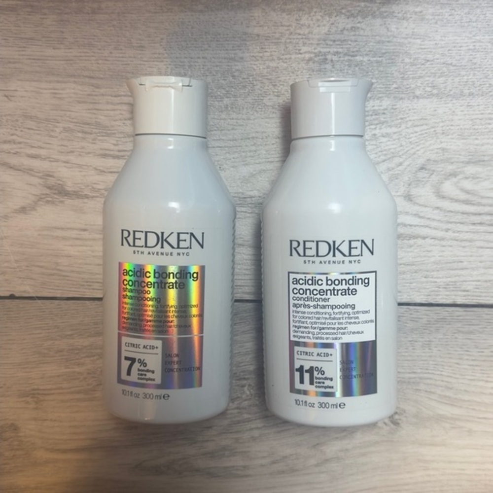 Redken Acidic Bonding Concentrate Set of Shampoo and Conditioner-10oz each New
